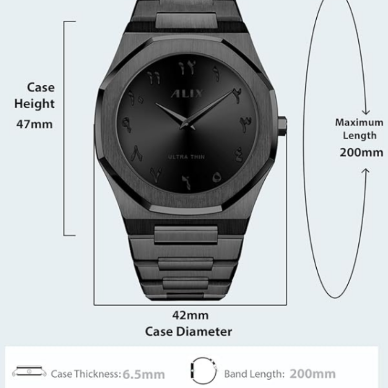 Arabic Black Aura Watch